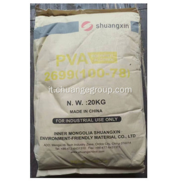 Alcool polivinilico Shuangxin PVA 2699 per stabilizzatore